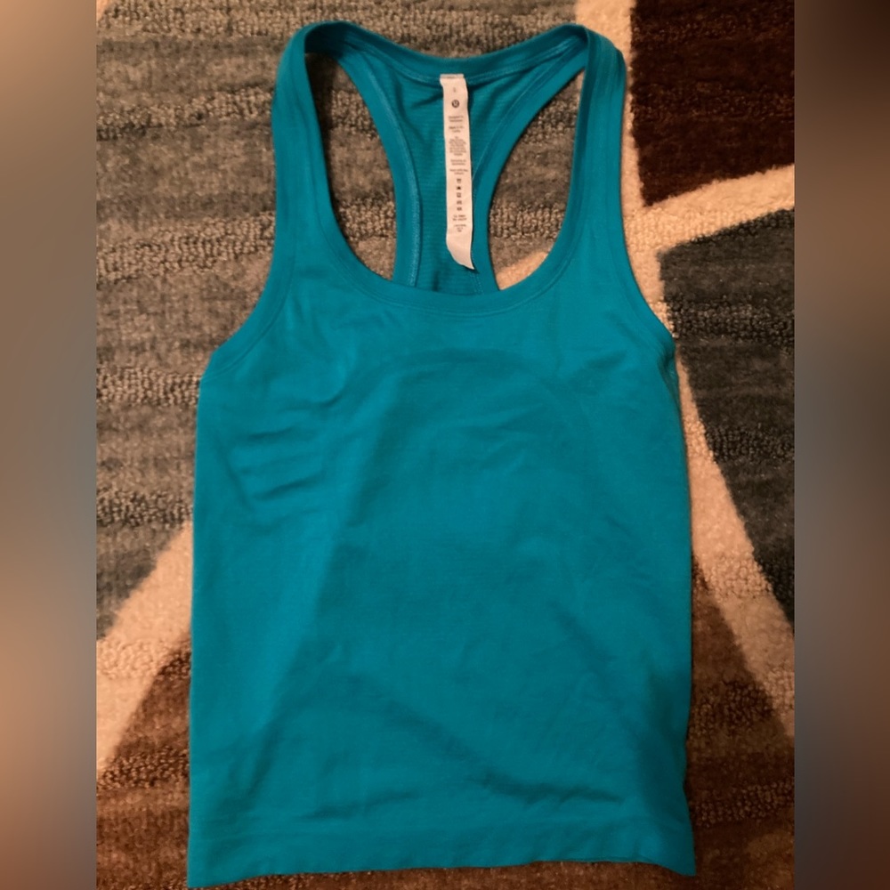 Lululemon Blue Athletic Tank Top